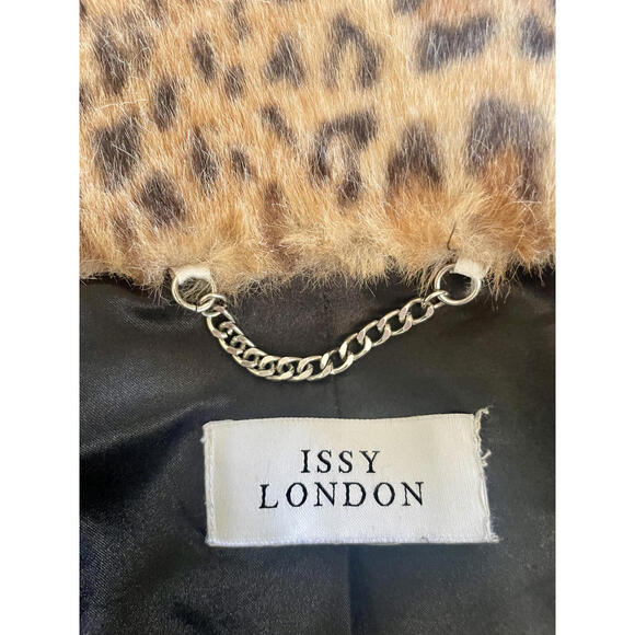 ISSY London Leopard Coat- NWOT- Size Large - Picture 5 of 9